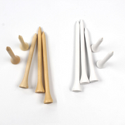 100Pcs Five in a group, Bamboo Golf Tee | Galileo Sports