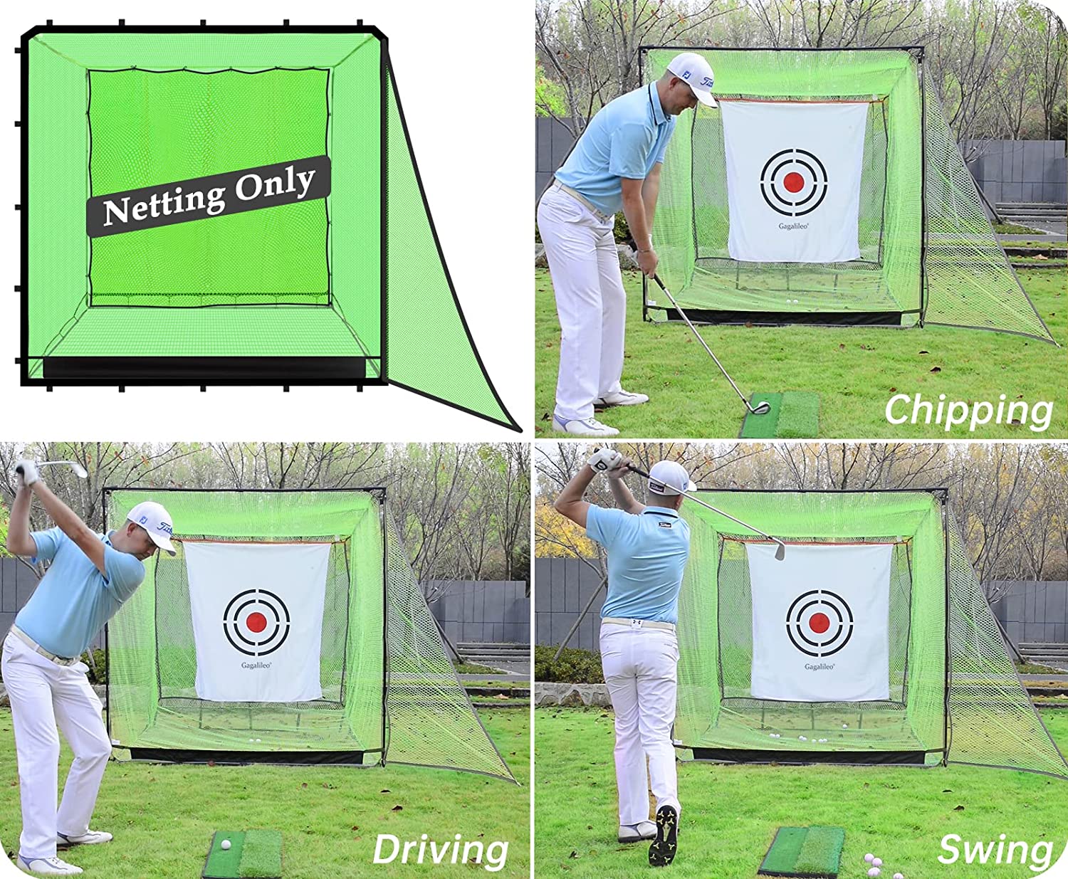 Golf Cage Net Only,Golf Hitting Net,Replacement Netting for 7X7ft Golf Cage,Golf Cage Replacement Net ,Mutli Sports Net Replacement