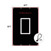 4X6 Galileo Softbol Backstop Viny/Backstop Pitching Target