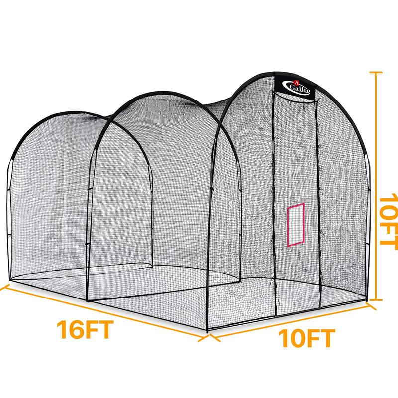 Gagalileo Baseball Cage 16X10X10ft