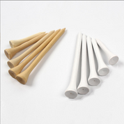100Pcs Five in a group, Bamboo Golf Tee | Galileo Sports