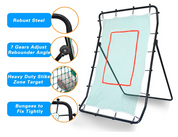 Galileo 4FTX6.3FT Throwing Practice Baseball Throwback Return Trainer Screen