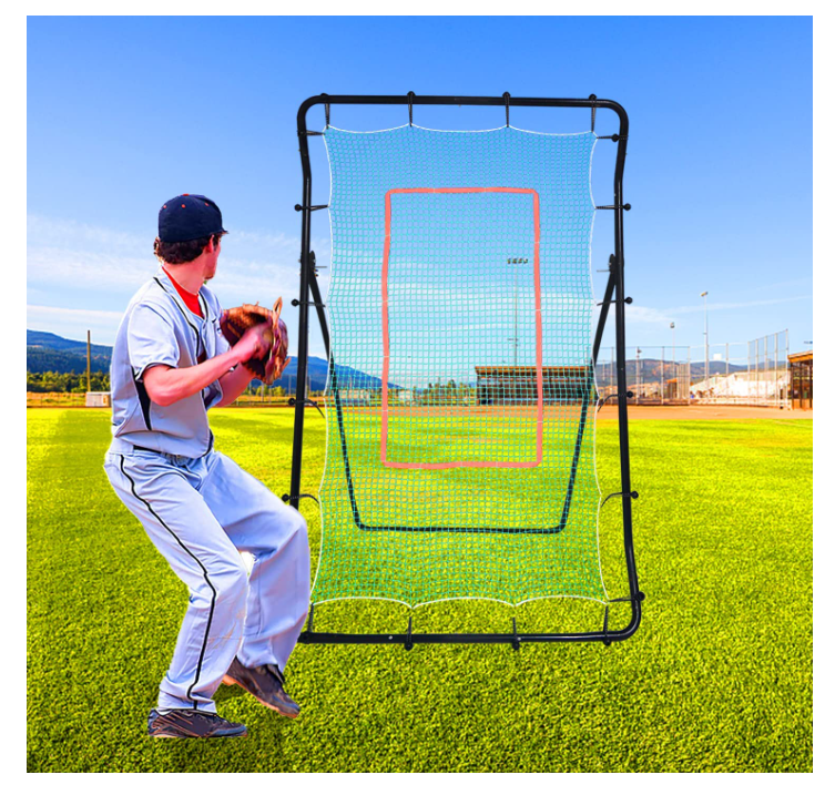 Galileo 4FTX6.3FT Throwing Practice Baseball Throwback Return Trainer Screen