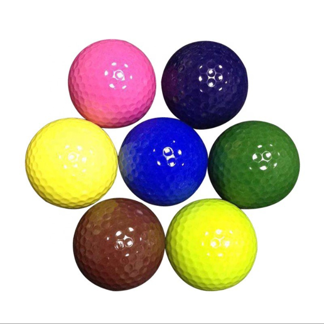 One Dozen Random Color Colorful Indoor Present Golf Ball