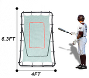 Galileo 4FTX6.3FT Throwing Practice Baseball Throwback Return Trainer Screen