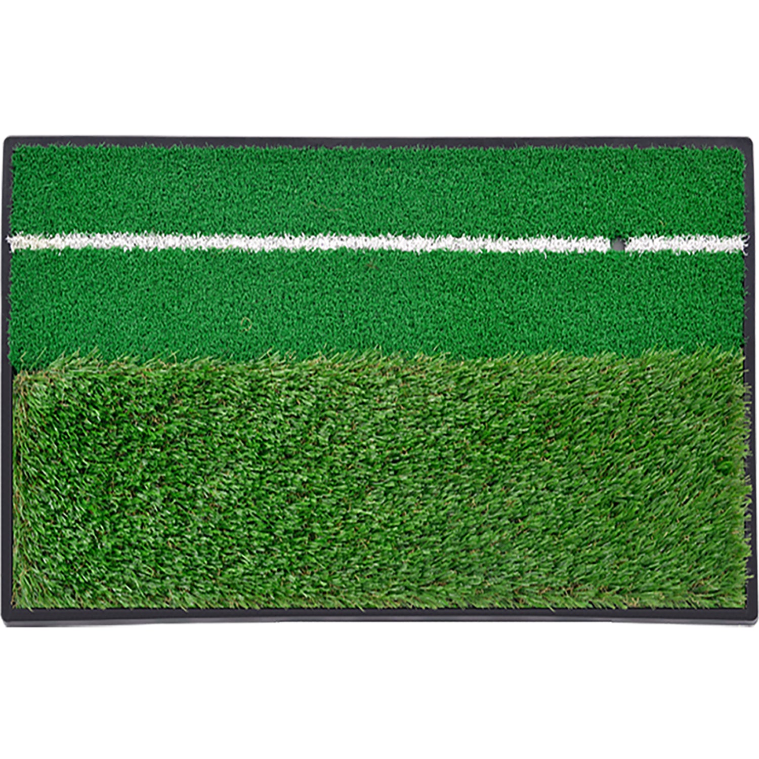 Galileo Sports Golf Hitting Mats Golf Turf Putting Grass Mat Golf Training Practice Turf with Tee Equipment | 12''x24''