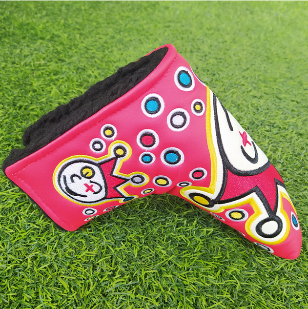 Funny Clowns Pattern Golf Putter Head Cover