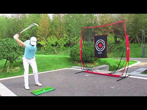 7x8 Galileo Golf Hitting Net for Backyard Driving