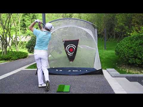 Red de golpeo de golf Redes de práctica de golf para patio trasero 7X9X5FT | deportes galileo