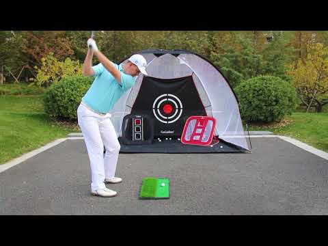 갈릴레오 10'X 7'X 6' 뒷마당 드라이빙 골프 연습 네트 | 텐트 스타일