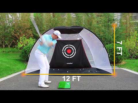 Gagalieo Backyard Driving Golf Nets 12'X7'X6.6'